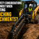 Trenching Attachment Safety